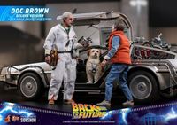 Foto de Regreso al futuro Figura Movie Masterpiece 1/6 Doc Brown (Deluxe Version) 30 cm RESERVA