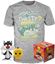 Picture of Looney Tunes Set POP! & Camiseta Sylvester & Tweety Flocked - Camiseta Talla L