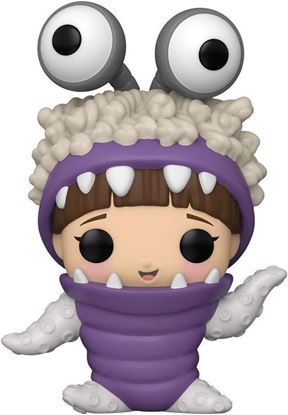Picture of Monstruos S.A. 20th Anniversary POP! Disney Vinyl Figura Boo with Hood Up 9 cm