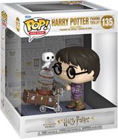 Foto de Harry Potter POP! Deluxe Vinyl Figura Harry Pushing Trolley 9 cm