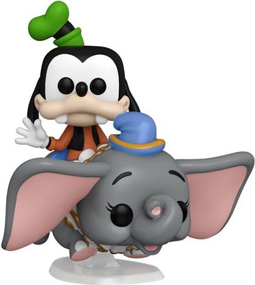 Picture of Walt Disney World 50th Anniversary POP! Rides Super Deluxe Vinyl Figura Goofy at the Dumbo Flying Elephant Attraction 15 cm. DISPONIBLE APROX: FEBRERO 2022