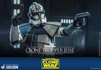 Foto de Star Wars The Clone Wars Figura 1/6 Clone Trooper Jesse 30 cm RESERVA