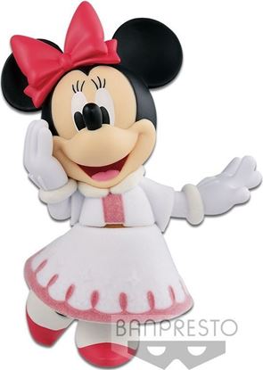 Picture of Figura Q Posket Minnie Fluffy Puffy Flocked 14 cm