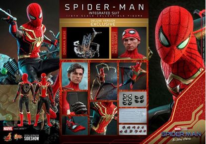 Picture of Spider-Man: No Way Home Figura Movie Masterpiece 1/6 Spider-Man (Integrated Suit) Deluxe Ver. 29 cm