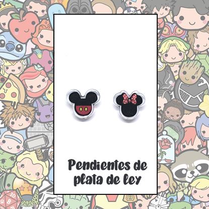 Picture of Pendientes Plata Mickey & Minnie