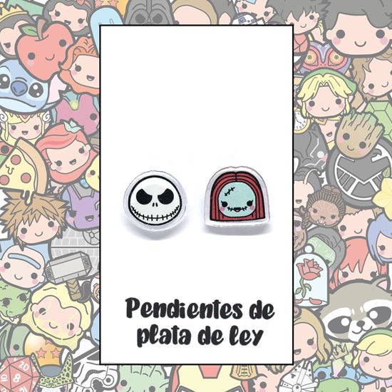 Picture of Pendientes Plata Jack & Sally