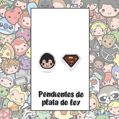 Picture of Pendientes Plata Superman