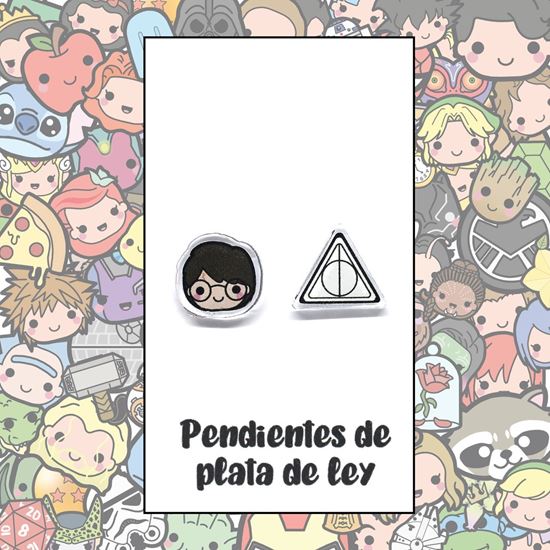 Picture of Pendientes Plata Harry Potter & Reliquias de la Muerte