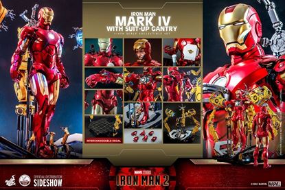 Picture of Iron Man 2 Figura 1/4 Iron Man Mark IV with Suit-Up Gantry 49 cm