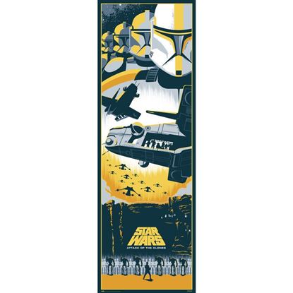 Picture of POSTER PUERTA STAR WARS EPISODIO II