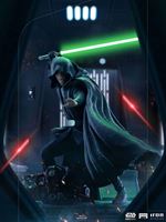Foto de Star Wars The Mandalorian Estatua 1/10 BDS Art Scale Luke Skywalker Combat Version 24 cm