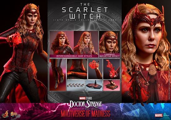 Foto de Doctor Strange en el Multiverso de la Locura Figura Movie Masterpiece 1/6 The Scarlet Witch 28 cm