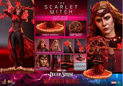 Picture of Doctor Strange en el Multiverso de la Locura Figura Movie Masterpiece 1/6 The Scarlet Witch (Deluxe Version) 28 cm