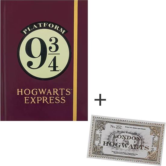 Foto de Cuaderno A5 Andén 9 3/4 - Hogwarts Express con Marcapáginas - Harry Potter