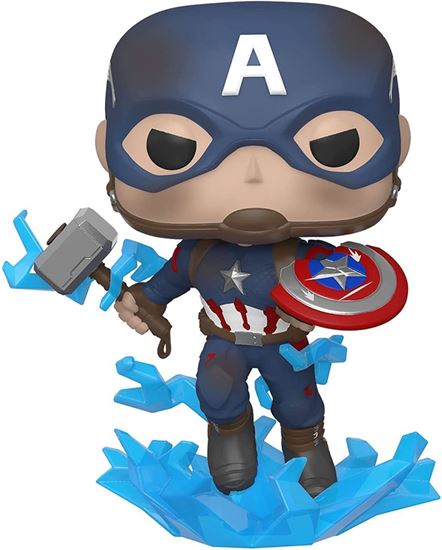 Picture of Marvel POP! Marvel Capitán America With Broken Shield & Mjölnir 9 cm