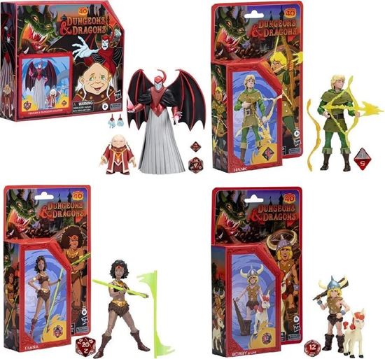 Picture of PACK Dungeons & Dragons Cartoon Classics Master & Venger - Hank the Ranger - Diana The Acrobat - Bobby & Uni