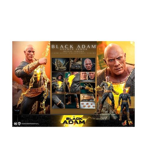 Foto de Black Adam Figura DX 1/6 Black Adam (Golden Armor) Deluxe Version 33 cm