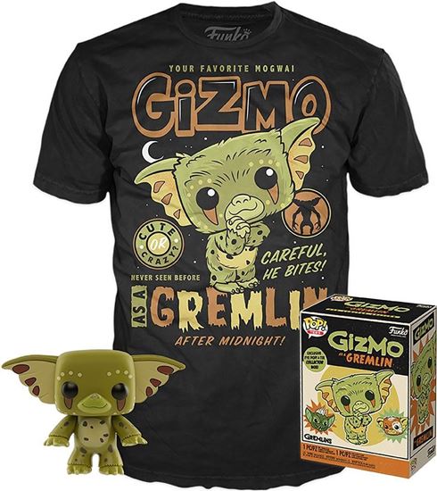 Picture of Gremlins POP! & Tee Set de Figura y Camiseta Gizmo Special Edition 9 cm Talla S