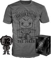 Picture of DC POP! & Tee Set de Figura y Camiseta Joker Special Edition Black Chrome 9 cm Talla L