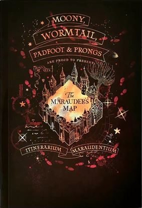 Picture of Cuaderno A5 Mapa del Merodeador - Harry Potter