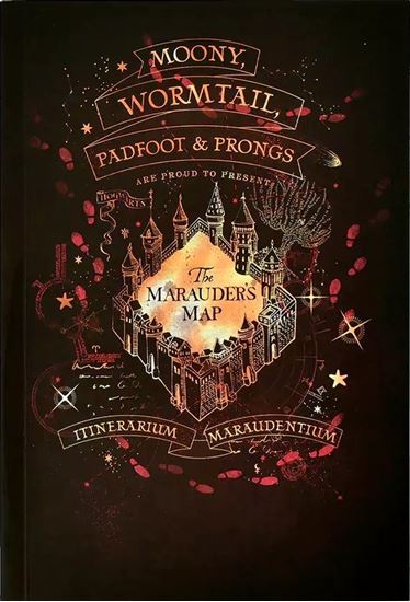 Picture of Cuaderno A5 Mapa del Merodeador - Harry Potter