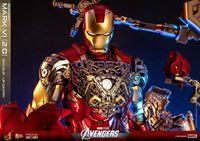 Picture of Marvel Los Vengadores Figura Movie Masterpiece Diecast 1/6 Iron Man Mark VI (2.0) with Suit-Up Gantry 32 cm