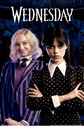 Picture of Póster Miércoles - Wednesday Addams y Enid