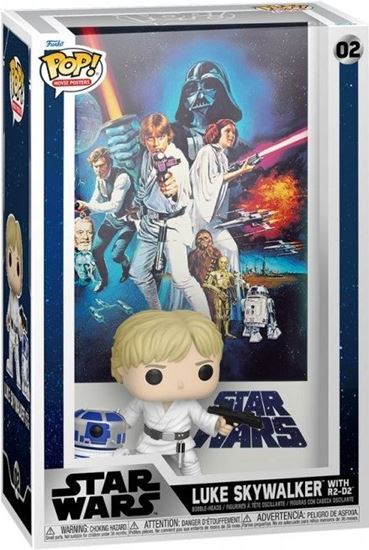 Picture of Star Wars POP! Movie Poster & Figura A New Hope - Luke Skywalker with R2-D2 9 cm