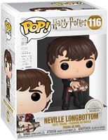 Foto de Harry Potter Figura POP! Movies Vinyl Neville with Monster Book 9 cm