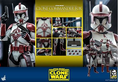 Imagen de Star Wars:: The Clone Wars Figura 1/6 Clone Commander Fox 30 cm
