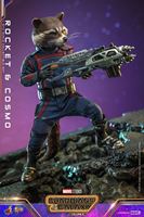 Foto de Guardianes de la Galaxia vol. 3 Figuras Movie Masterpiece 1/6 Rocket & Cosmo 16 cm