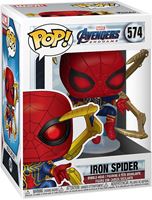 Foto de Avengers: Endgame POP! Movies Vinyl Figura Iron Spider with Nano Gauntlet 9 cm
