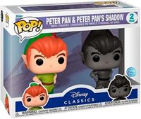 Foto de Disney Classics Peter Pan Pack de 2 POP! Vinyl Figuras Peter Pan with Peter Pan's Shadow Special Edition 9 cm