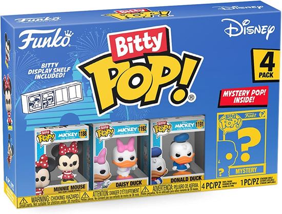 Picture of Disney Funko Bitty POP! Pack 4 Figuras Minnie Roja, Daisy, Donald + 1 Mystery 2,5 cm