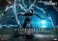 Foto de Spider-Man 2 Figura Video Game Masterpiece 1/6 Peter Parker (Black Suit) 30 cm