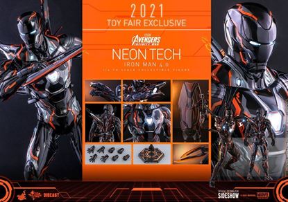 Picture of Vengadores: Infinity War Figura 1/6 Iron Man Neon Tech 4.0 2021 Toy Fair Exclusive 32 cm
