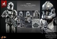 Foto de Star Wars Figura 1/6 Clone Trooper (Chrome Version) 30 cm