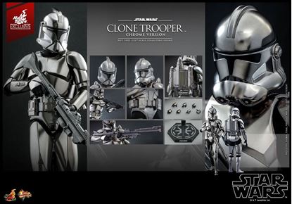 Picture of Star Wars Figura 1/6 Clone Trooper (Chrome Version) 30 cm