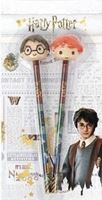 Foto de Set 2 Lapiceros con Gomas de Borrar 3D de Harry y Ron - Harry Potter