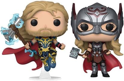 Picture of Thor: Love and Thunder Pack de 2 POP! Vinyl Figuras Thor & Mighty Thor Special Edition 9 cm