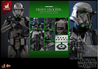 Picture of Star Wars Figura 1/6 Death Trooper (Black Chrome) 32 cm
