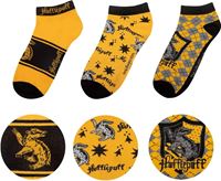Picture of Pack 3 pares de Calcetines Tobilleros Hufflepuff Adulto Talla Única - Harry Potter