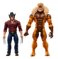 Foto de Wolverine 50th Anniversary Marvel Legends Pack de 2 Figuras Marvel's Logan & Sabretooth 15 cm