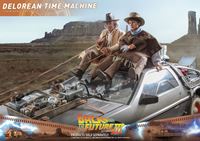 Foto de Regreso al Futuro III Vehículo Movie Masterpiece 1/6 DeLorean Time Machine 72 cm