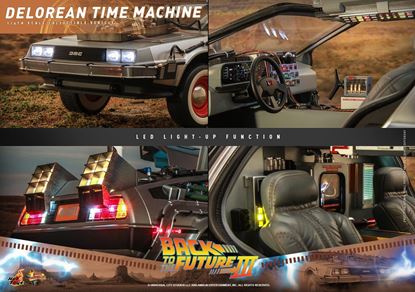 Picture of Regreso al Futuro III Vehículo Movie Masterpiece 1/6 DeLorean Time Machine 72 cm RESERVA