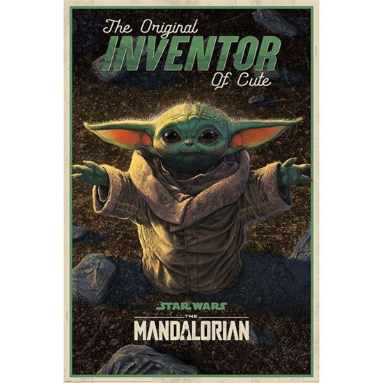 Foto de Poster Star Wars The Mandalorian The Original Inventor of Cute