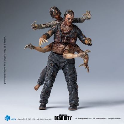 Imagen de The Walking Dead Figura 1/18 Exquisite Mini Dead City Walker King 11 cm