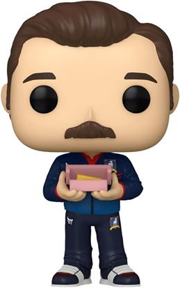 Picture of Ted Lasso POP! TV Vinyl Figura Ted Lasso with Biscuits 9 cm