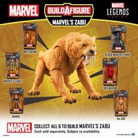 Foto de Marvel Legends Figura Marvel's Cable (BAF: Marvel's Zabu) 15 cm