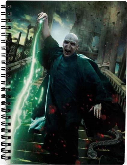 Foto de Cuaderno A5 3D Lenticular Voldemort - Harry Potter